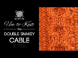 How to Knit the Double Snakey Cable Stitch