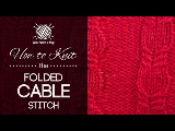 How to Knit the Folded Cable Stitch
