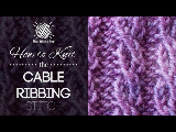 How to Knit the Cable Ribbing Stitch