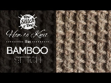 How to Knit the Bamboo Stitch {English Style}