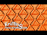 Stockinette and Garter Diamonds | Lace Knitting #18