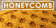HONEYCOMB CABLE Knit Stitch Pattern