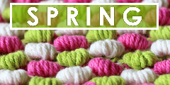 SPRING BOBBLE Knit Stitch Pattern